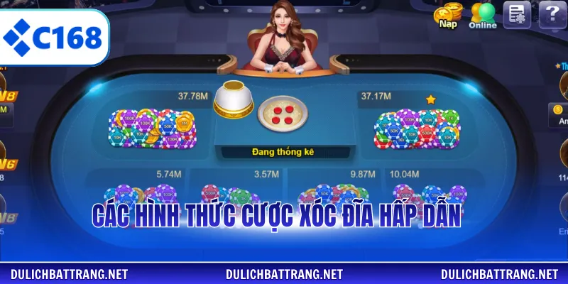 Các hình thức cược xóc đĩa hấp dẫn